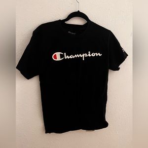 Champion black tee shirt